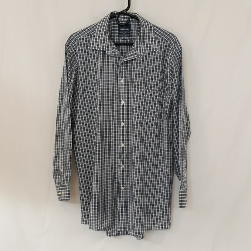 Men's Stafford Easy Care Shirt sz Large